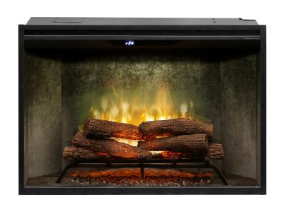 36" Dimplex Revillusion Built-In Firebox with Front Glass and Plug Kit - RBF36WC-FG