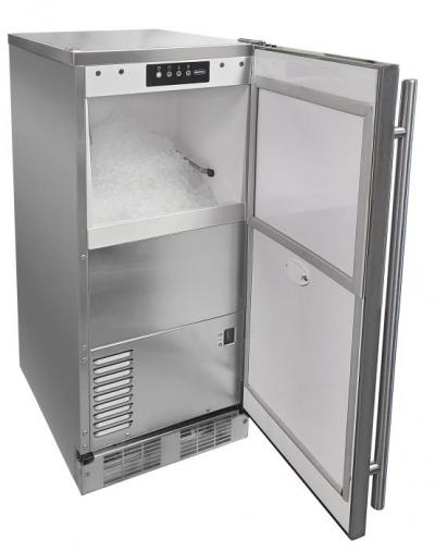 15" Marvel Outdoor Nugget Ice Machine - MONP215-SS01A
