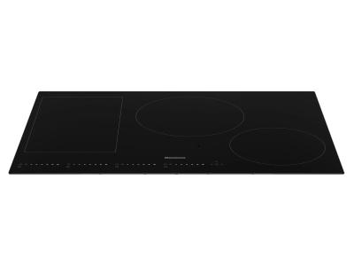 30" Blomberg 4 Elements Built-In Induction Cooktop with Front Touch Controls Frameless Black Glass - CTI30412SS