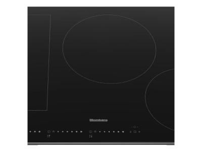 30" Blomberg 4 Elements Built-In Induction Cooktop with Front Touch Controls Frameless Black Glass - CTI30412SS
