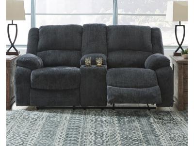 Signature Design by Ashley Draycoll Reclining Loveseat with Console - 7650494C