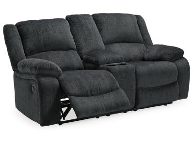 Signature Design by Ashley Draycoll Reclining Loveseat with Console - 7650494C