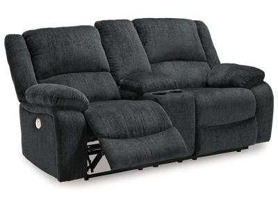 Signature Design by Ashley Draycoll Power Reclining Loveseat with Console - 7650496C