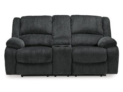 Signature Design by Ashley Draycoll Power Reclining Loveseat with Console - 7650496C