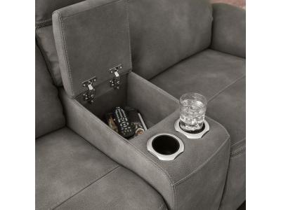 Signature Design by Ashley Next-Gen DuraPella Power Reclining Loveseat with Console - 5930118C