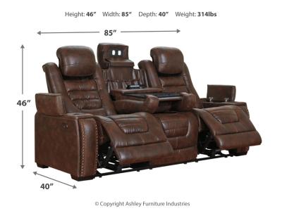 Signature Design by Ashley Game Zone Power Reclining Sofa - 3850115C