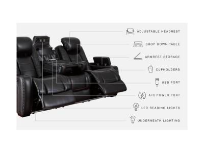 Signature Design by Ashley Party Time Power Reclining Sofa - 3700315C