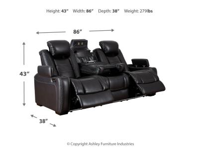 Signature Design by Ashley Party Time Power Reclining Sofa - 3700315C