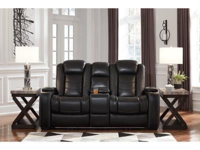 Signature Design by Ashley Party Time Power Reclining Loveseat with Console - 3700318C