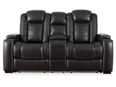 Signature Design by Ashley Party Time Power Reclining Loveseat with Console - 3700318C