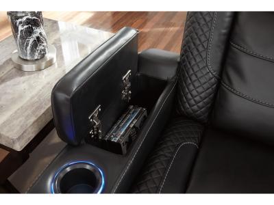 Signature Design by Ashley Party Time Power Reclining Loveseat with Console - 3700318C