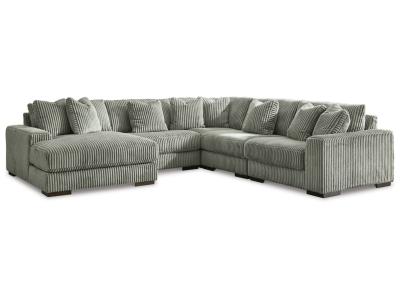 Signature Design by Ashley Lindyn 5-Piece Sectional with Chaise - 21105S6