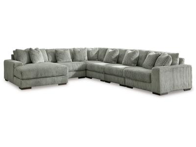 Signature Design by Ashley Lindyn 6-Piece Sectional with Chaise - 21105S8