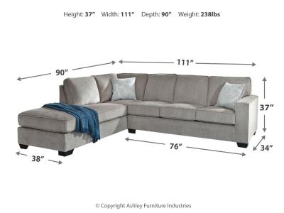 Signature Design by Ashley Altari 2-Piece Sectional with Chaise - 87214S1