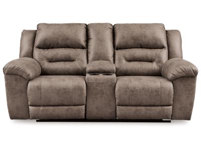 Signature Design by Ashley Stoneland Reclining Loveseat with Console - 3990594C