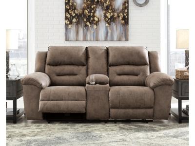 Signature Design by Ashley Stoneland Reclining Loveseat with Console - 3990594C