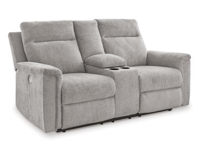 Signature Design by Ashley Barnsana Power Reclining Loveseat with Console - 3320196C
