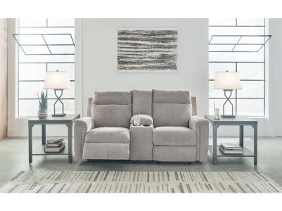 Signature Design by Ashley Barnsana Power Reclining Loveseat with Console - 3320196C
