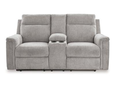 Signature Design by Ashley Barnsana Power Reclining Loveseat with Console - 3320196C