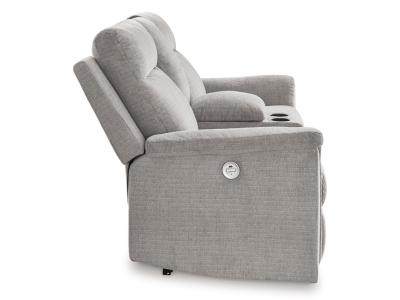 Signature Design by Ashley Barnsana Power Reclining Loveseat with Console - 3320196C