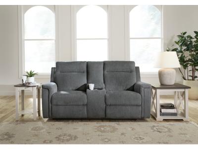 Signature Design by Ashley Barnsana Power Reclining Loveseat with Console - 3320296C