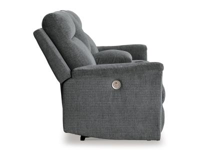 Signature Design by Ashley Barnsana Power Reclining Loveseat with Console - 3320296C