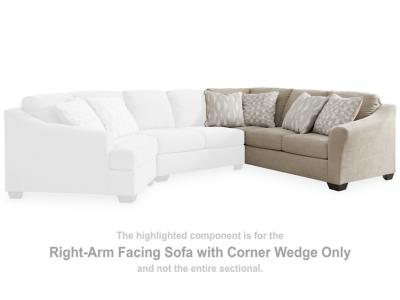 Signature Design by Ashley Brogan Bay Right-Arm Facing Sofa with Corner Wedge - 5270549