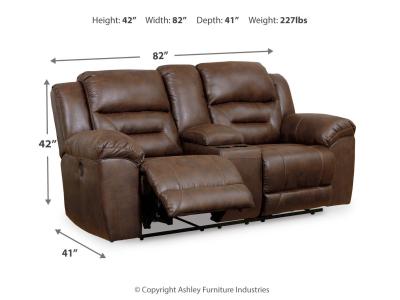 Signature Design by Ashley Stoneland Power Reclining Loveseat with Console - 3990496C