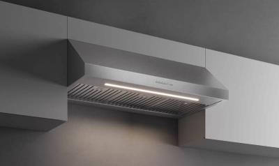 36" Falmec Eros 600 CFM Pro Style UnderCabinet Hood - FPERO36U6SS-R