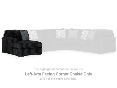 Signature Design by Ashley Midnight-Madness Left-Arm Facing Corner Chaise - 9810316