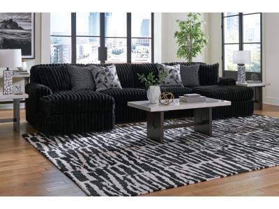 Signature Design by Ashley Midnight-Madness 3-Piece Sectional with Chaise - 98103S5