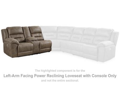 Signature Design by Ashley Ravenel Left-Arm Facing Power Reclining Loveseat with Console - 8310601C