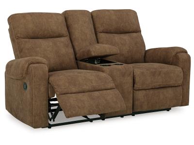 Signature Design by Ashley Edenwold Reclining Loveseat with Console - 1380594C