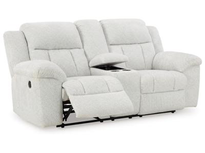 Signature Design by Ashley Frohn Reclining Loveseat with Console - 3740594C