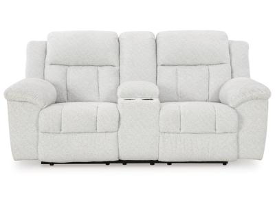 Signature Design by Ashley Frohn Reclining Loveseat with Console - 3740594C