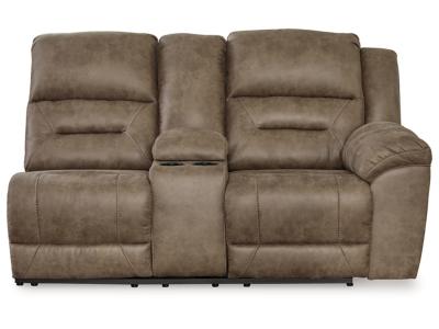 Signature Design by Ashley Ravenel Right-Arm Facing Power Reclining Loveseat with Console - 8310690C