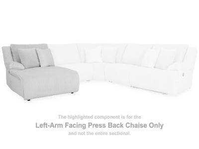 Signature Design by Ashley Top Tier Left-Arm Facing Press Back Chaise - 9270605C