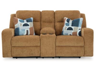Signature Design by Ashley Kanlow Reclining Loveseat with Console - 3860594C