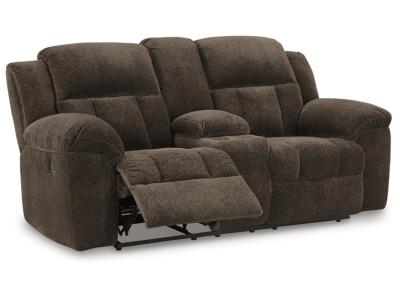 Signature Design by Ashley Frohn Reclining Loveseat with Console - 3740794C