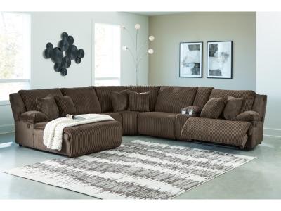 Signature Design by Ashley Top Tier 6-Piece Reclining Sectional with Chaise - 92705S2C