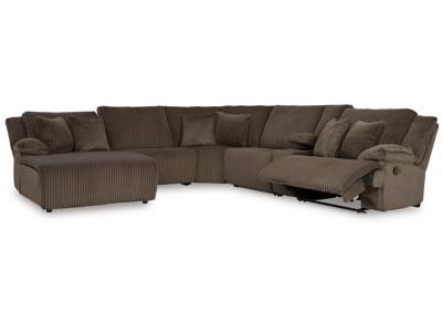 Signature Design by Ashley Top Tier 6-Piece Reclining Sectional with Chaise - 92705S2C