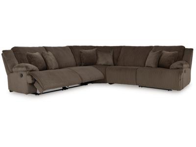 Signature Design by Ashley Top Tier 5-Piece Reclining Sectional - 92705S3C