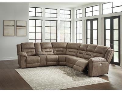 Signature Design by Ashley Ravenel 4-Piece Power Reclining Sectional - 83106S3C