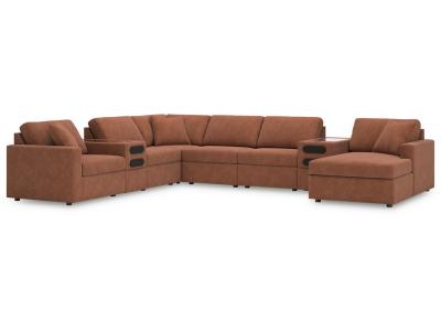 Signature Design by Ashley Modmax 8-Piece Sectional with Audio System and Chaise - 92102S48