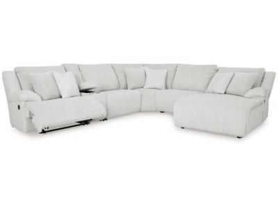 Signature Design by Ashley Top Tier 6-Piece Reclining Sectional with Chaise - 92706S1C