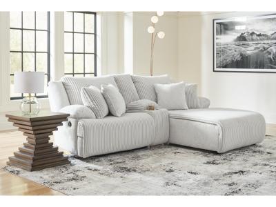 Signature Design by Ashley Top Tier 3-Piece Reclining Sectional Sofa with Chaise - 92706S4C