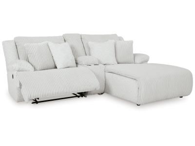 Signature Design by Ashley Top Tier 3-Piece Reclining Sectional Sofa with Chaise - 92706S4C