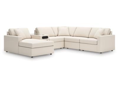 Signature Design by Ashley Modmax 6-Piece Sectional with Audio System and Chaise - 92103S50