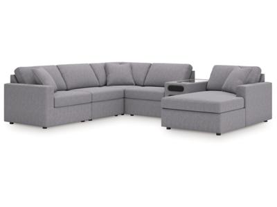 Signature Design by Ashley Modmax 6-Piece Sectional with Audio System and Chaise - 92104S51