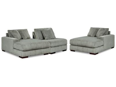 Signature Design by Ashley Lindyn 3-Piece Sectional with Double Chaise - 21105S18